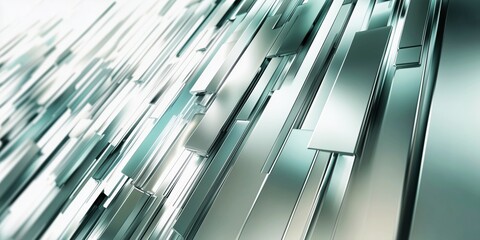 Obraz premium Abstract background with blue steel light streaks, perfect for modern and futuristic design
