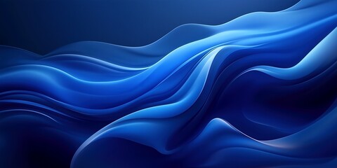Abstract background featuring flowing blue waves