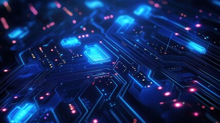 Obraz premium Abstract Circuitry