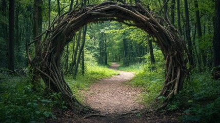 Fototapeta premium Mystical Forest Path