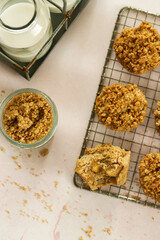 apple crumble muffins 