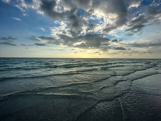 sunsetting over ocean in south florida