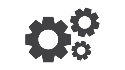 Gearshift Adjustment Line Icon Design, Gear setting vector icon, gear icon, cog wheel, engine circle, thin line web symbol.
