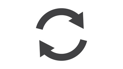 Refresh Icon Glyph Style, ui icon,graphic icon, Direction Icon.
