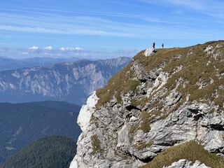 Alpine pastures around Mangart peak in the Julian Alps, Strmec na Predelu (Triglav National Park,...