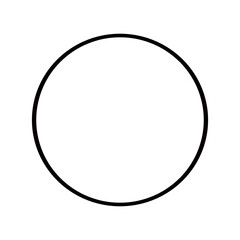 circle frame with lines