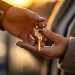 handing over keys