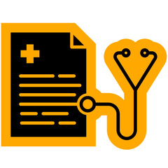 Medical Diagnosis icon, Medical, health