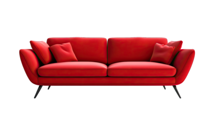 sofa on a white transparent background