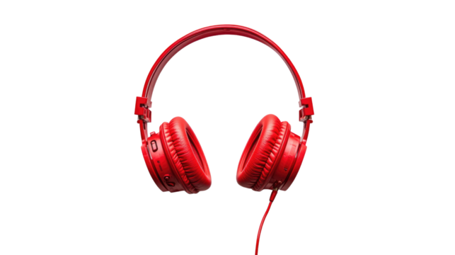 headphones on a white transparent background