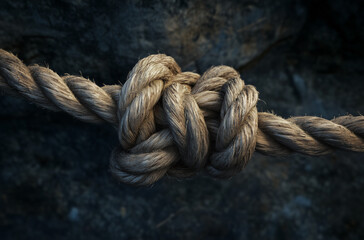 Knotted Rope with Coarse Strands: The Toughness and Texture of Nautical Craft