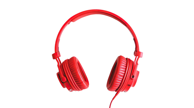 headphones on a white transparent background