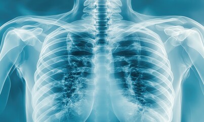 X-Ray Image Showing Detailed Bone Structure