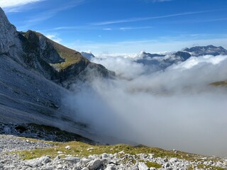 Picturesque and beautiful clouds over the Julian Alps, Strmec na Predelu (Triglav National Park, Slovenia) - Malerische und sch&ouml;ne Wolken &uuml;ber den Julischen Alpen (Triglav-Nationalpark, Slowenien)