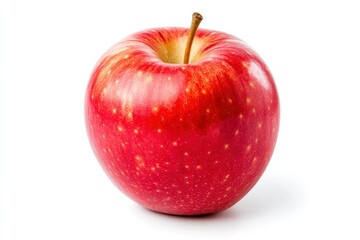 Red apple isolated on white background , ai