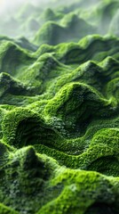 Green Moss Texture: Lush Nature Background