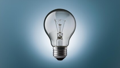 light bulb on black background