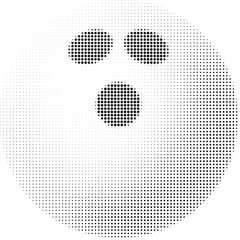 billiard halftone ball