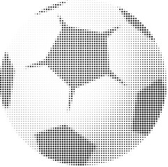 soccer halftone ball © lunarts_studio