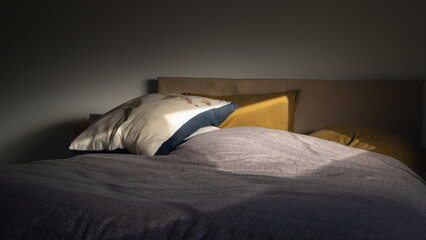 Cozy Bed in the Sunlight