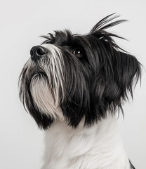 Adorable English Setter Dog Portrait: Award-Winning Photography with Soft Lighting and High Resolution 