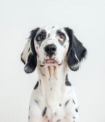 Adorable English Setter Dog Portrait: Award-Winning Photography with Soft Lighting and High Resolution 