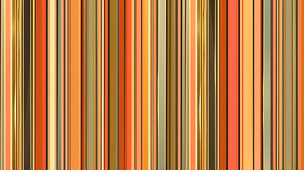 Obraz premium Abstract pattern of vertical stripes in orange, brown, and yellow hues.