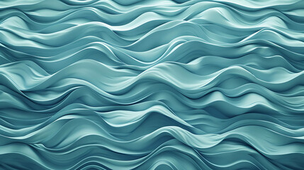 Fototapeta premium Abstract blue wave background.