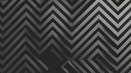 Abstract black and white geometric pattern with depth and dimension.