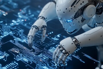 Futuristic Robot Innovation in Digital Technology Environment