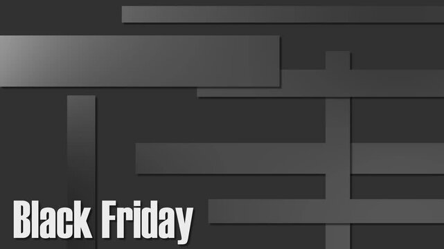 black friday text animation, promotions, black friday