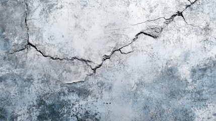 Obraz premium Abstract high contrast background. Black, blue and white concrete streaked banner. Cracked concrete background 