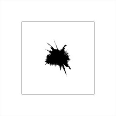 Illustration vector graphic of fireworks icon,  black and white