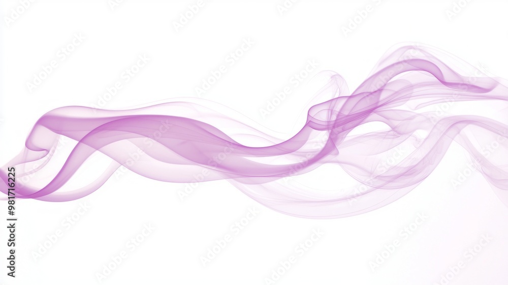 Poster curling tendrils of pink smoke rise and swirl in a graceful manner, seamlessly blending into the air