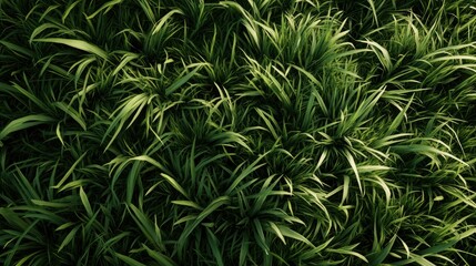 Lush green grass texture with varying lengths 