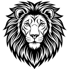 lion head illustration