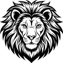 lion head illustration