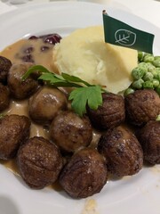 Meatballs, a Swedish popular dish