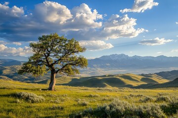 Landscape photo along the Pacific Crest Trail , ai