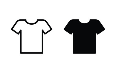 Clothes icon, t shirt sign vector