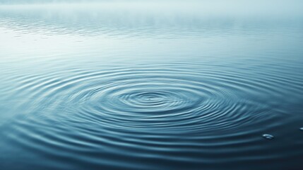 Naklejka premium Calm water surface texture with gentle ripples and reflections for serene backgrounds