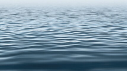 Naklejka premium Calm water surface texture with gentle ripples and reflections for serene backgrounds