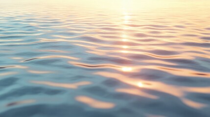 Calm water surface texture with gentle ripples and reflections for serene backgrounds