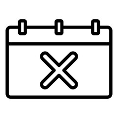 Obraz premium cancel icon 