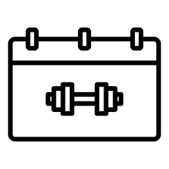 Fototapeta premium fitness icon 