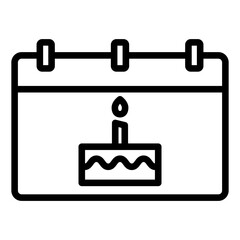 birthday date icon 