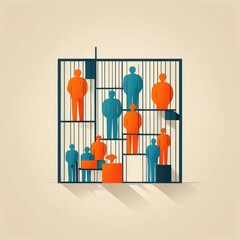 Mass Incarceration Social Inequality Prison System Reform Urgency, Generative AI