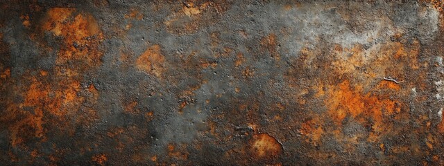Weathered metal texture with rust and corrosion effects for a gritty industrial look