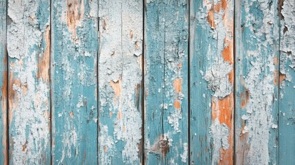 Weathered wood texture with peeling paint and rough surfaces for a rustic feel