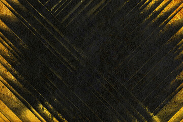 Japanese background with gold pattern on black Japanese paper.